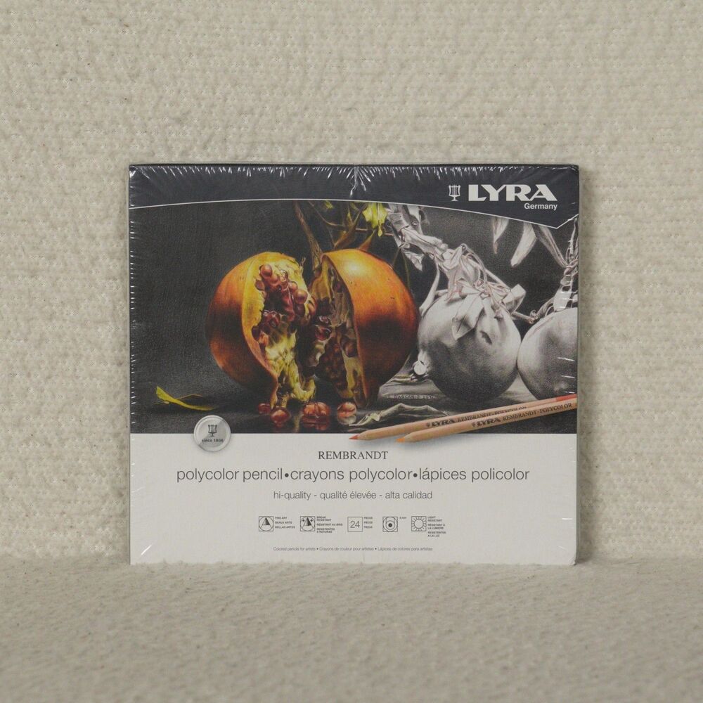 LYRA Rembrandt Polycolor Colored Pencils Set of 24 Fine Art Assorted Colors